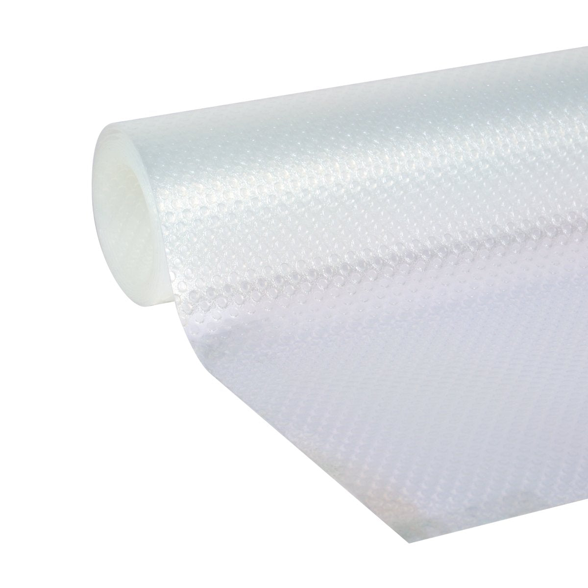 Duck EasyLiner Clear Classic Shelf Liner - Durable Non Adhesive Fridge Liner - Easy to Install & Clean - Kitchen Liner Mat for Fridge Shelves - Food Safe Removable Shelf Liner - 12in. x 6ft. - Clear