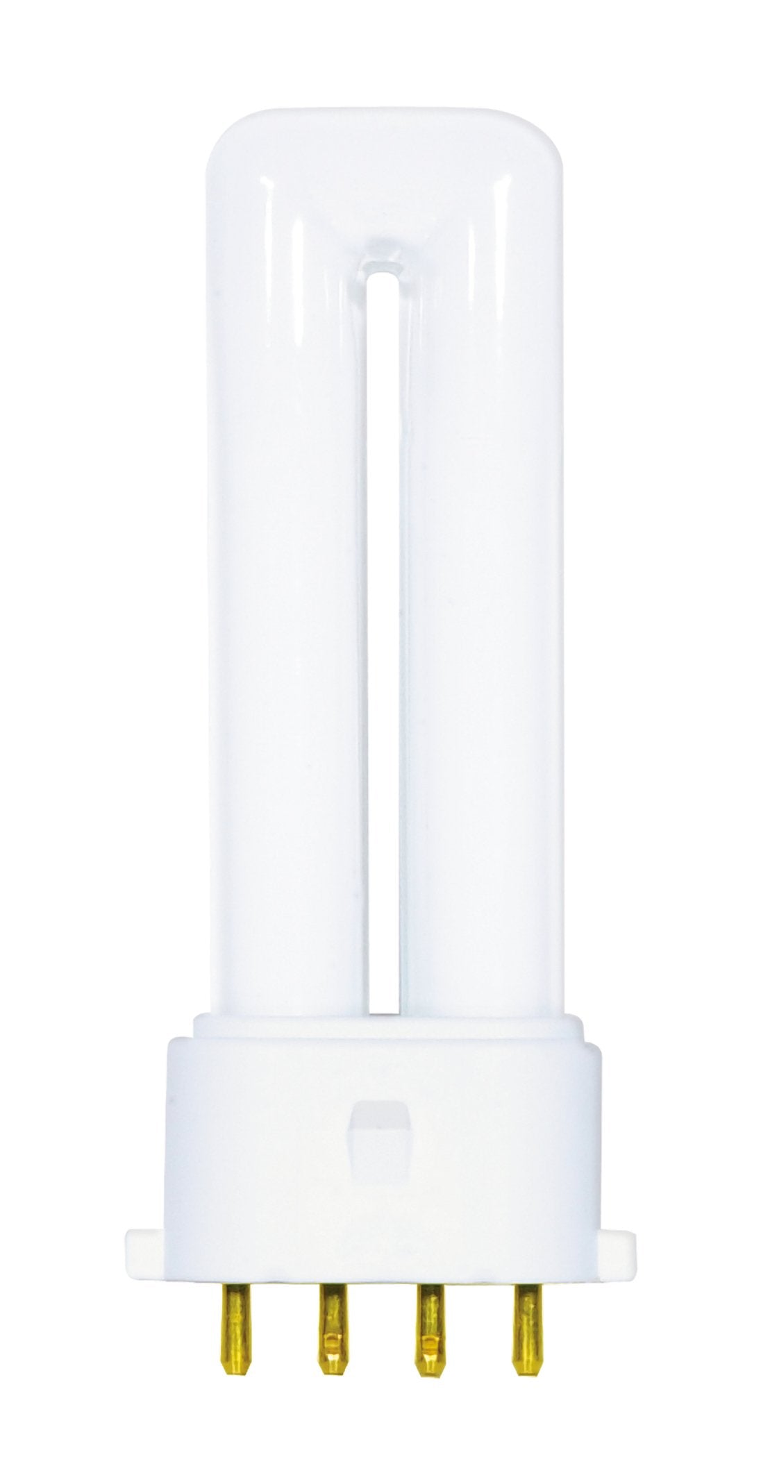 Satco S8361 4100K 5-Watt 2G7 Base T4 Twin 4-Pin Tube for Electronic and Dimming Ballasts , White