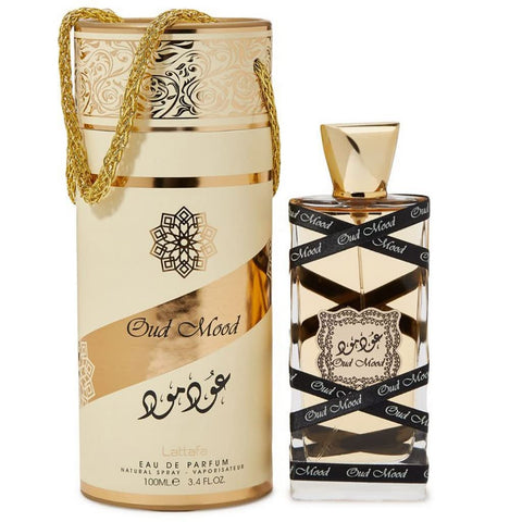 Lattafa Perfumes Oud Mood for Unisex Eau de Parfum Spray, 3.4 Ounce