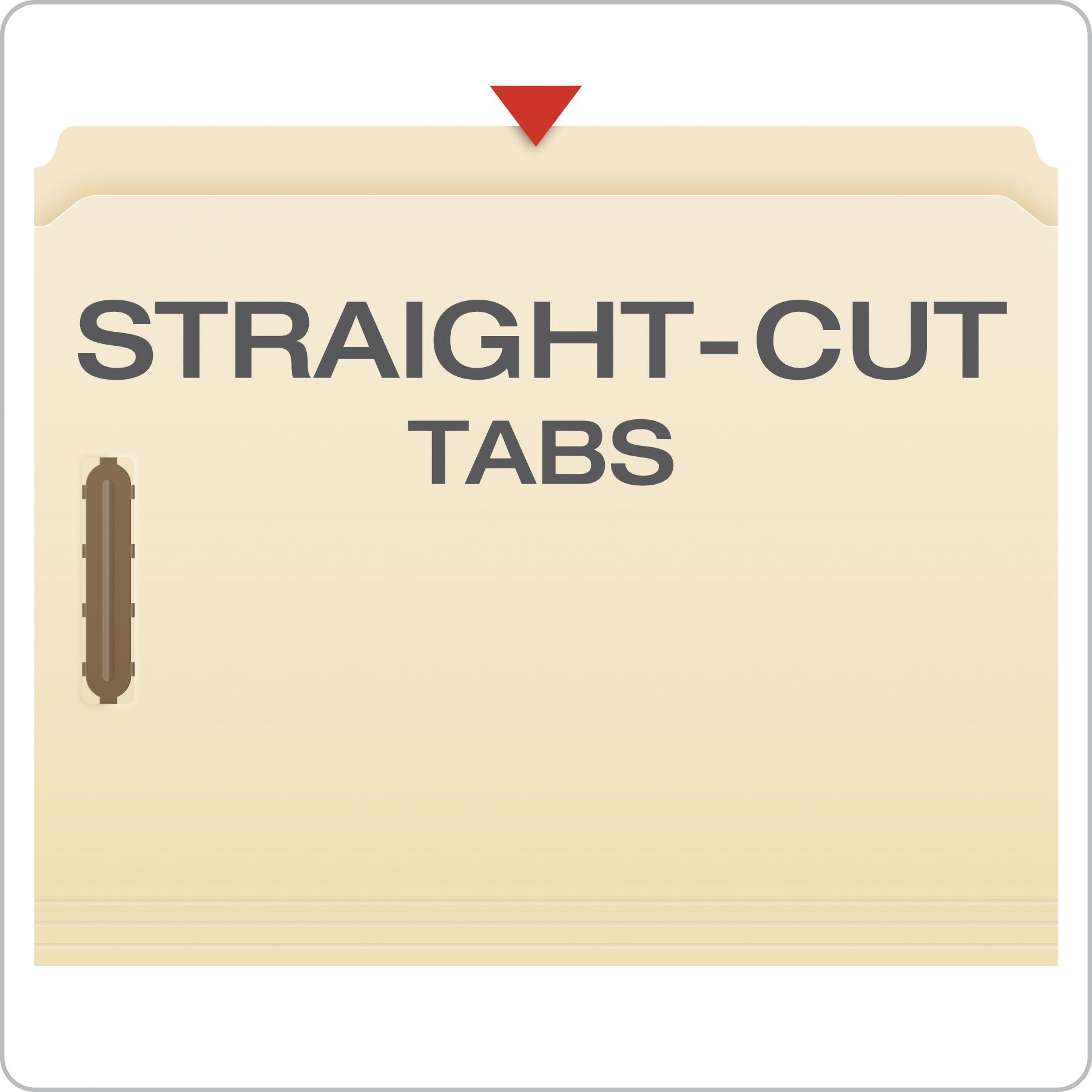 Pendaflex Manila Fastener Folders, Letter Size, 2 Fasteners, Straight Cut, 50/BX (FM212)