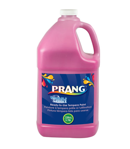 Prang Ready-to-Use Washable Tempera Paint, 1 Gallon Bottle, Magenta (10610)