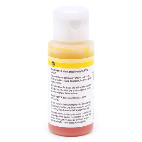 LorAnn Yellow Liquid Food Coloring, 1 ounce bottle