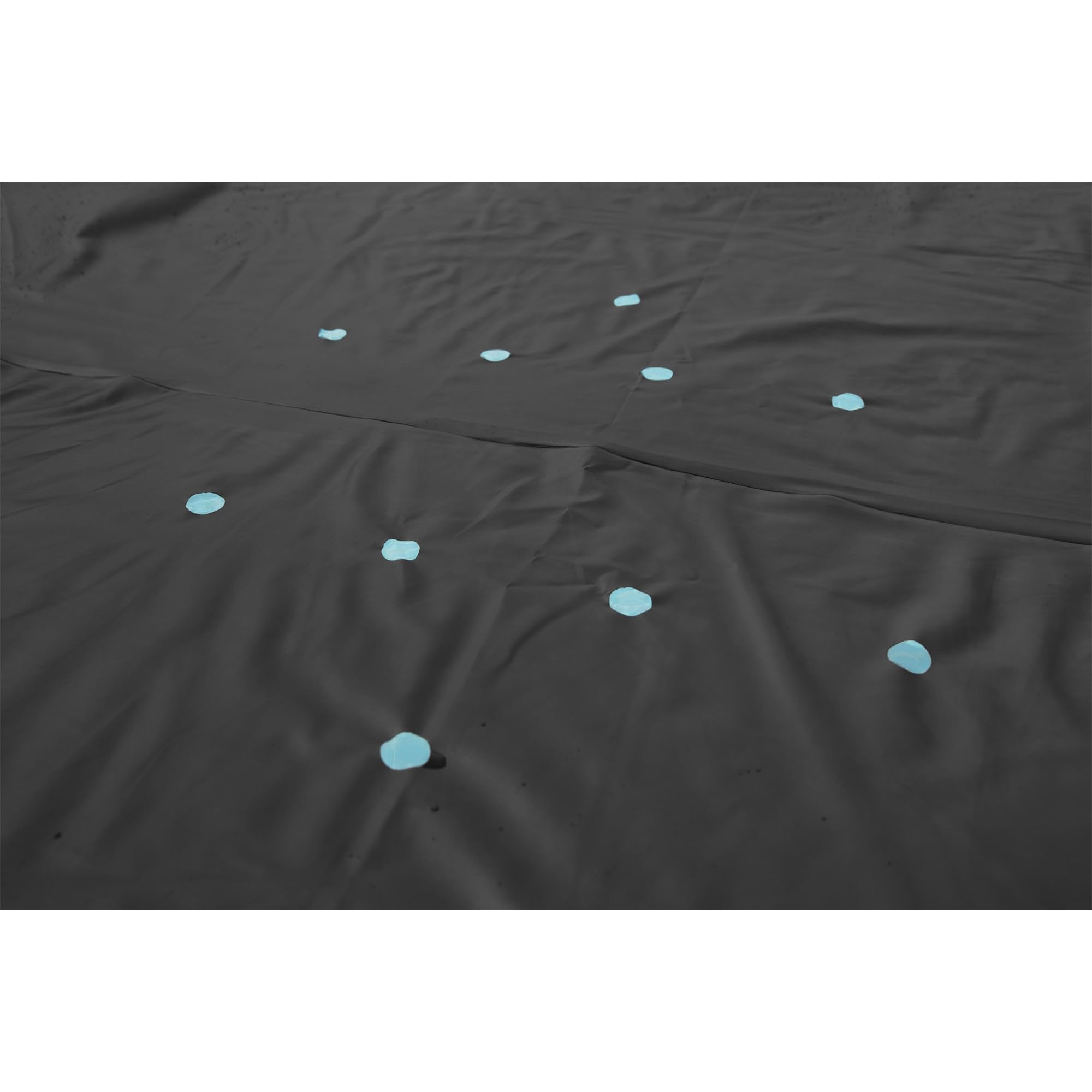 Bestway Flowclear Fast Set 8' Round Pool Cover, PVC Protective Mat with Drain Holes for Above Ground Fast Set Swimming Pool Cover