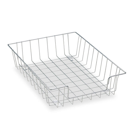 Fellowes Workstation 3" Letter Desk Tray Organizer, Wire, Silver (60012)