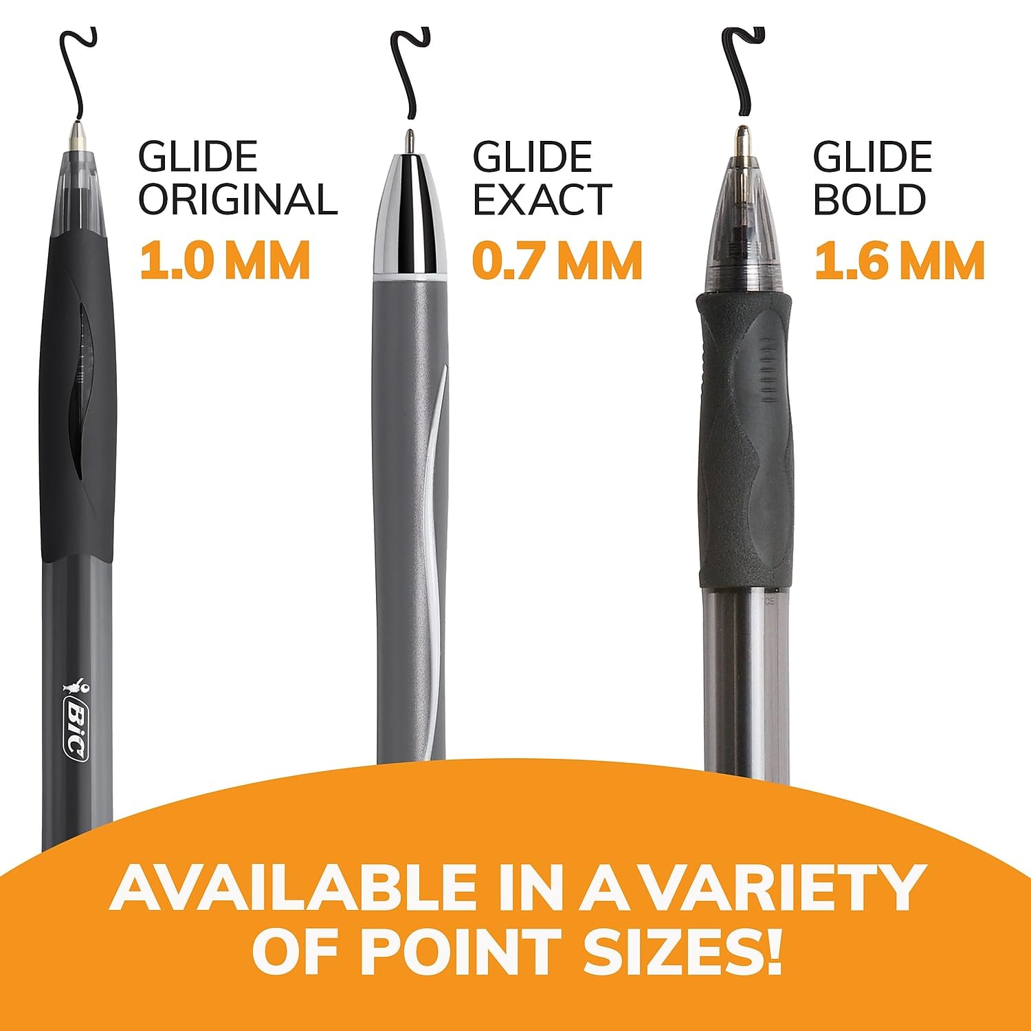 BIC 859025 Velocity Retractable Ballpoint Pens Bold Point Black Ink
