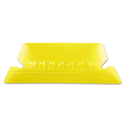 Pendaflex Hanging Folder Tabs, 2", Clear Yellow, 25 Tabs and Inserts per Pack (42 YEL)