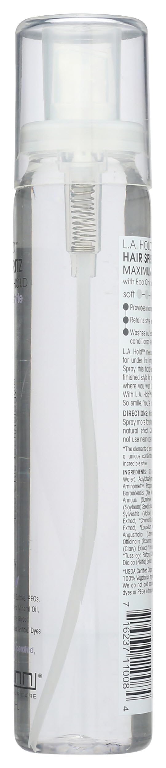 GIOVANNI L.A. Hold Hair Spritz - Maximum Hold Styling Spray, Lightweight, Lauryl & Laureth Sulfate Free - 5 oz