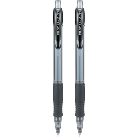 Pilot, G2 Mechanical Pencils, 0.7mm HB Lead, Black Accents, Pack of 1
