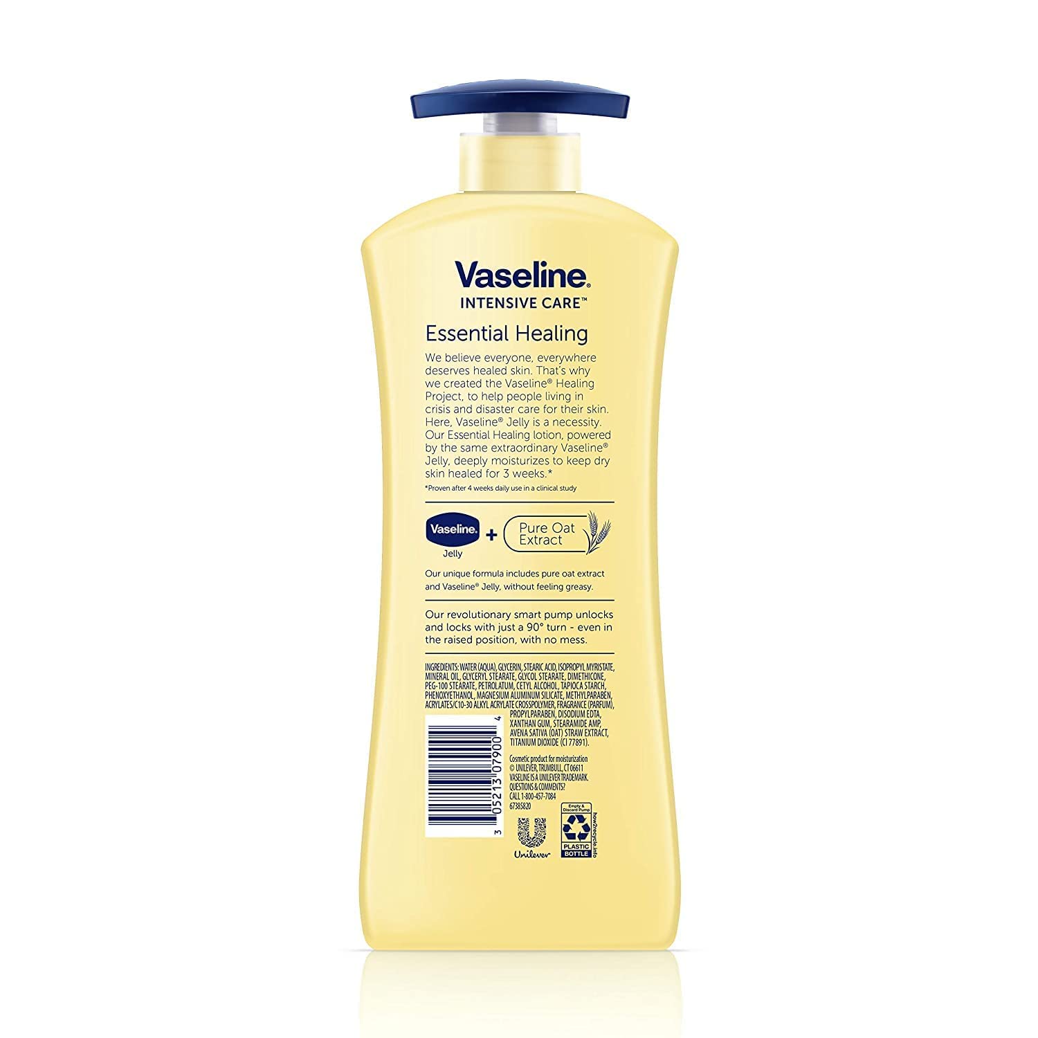Vaseline Intensive Care Lotion Essential Healing 20.3 Ounce (600ml) (2 Pack)