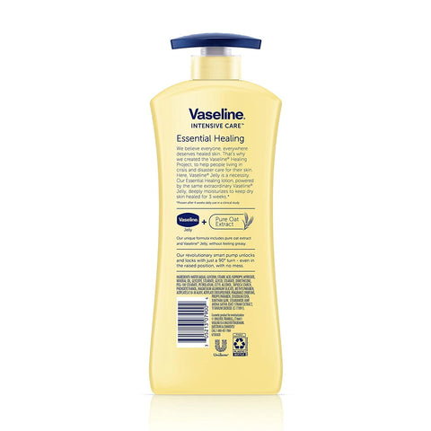 Vaseline Intensive Care Lotion Essential Healing 20.3 Ounce (600ml) (2 Pack)