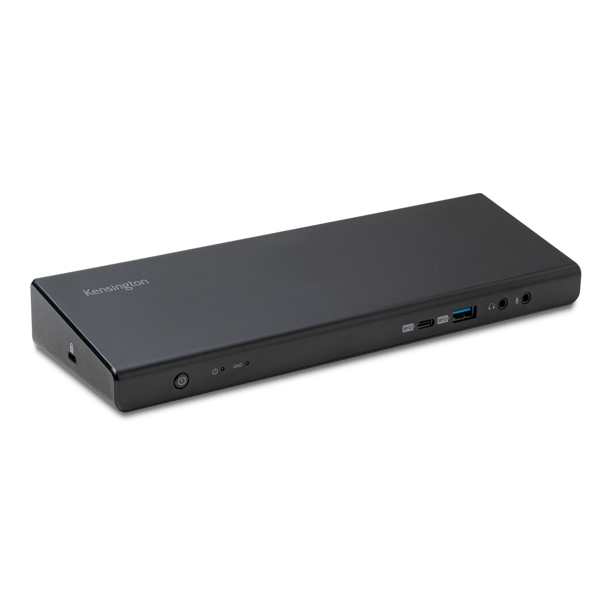 Kensington SD4750P USB-C Displaylink Docking Station for Windows, MacBook, Surface and Chromebooks – Dual 4K Video, 85W PD (K39105NA)
