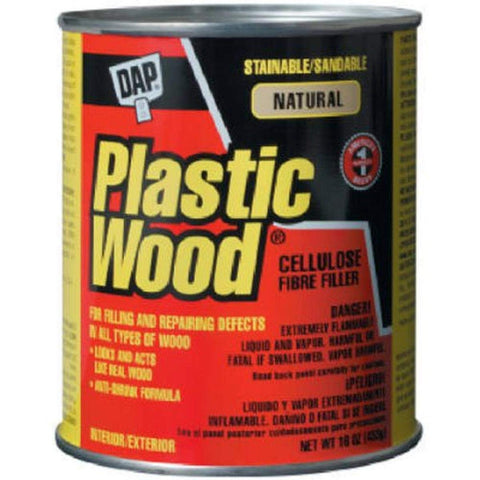 DAP 21506 Plastic Wood Filler, 16-Ounce, Natural