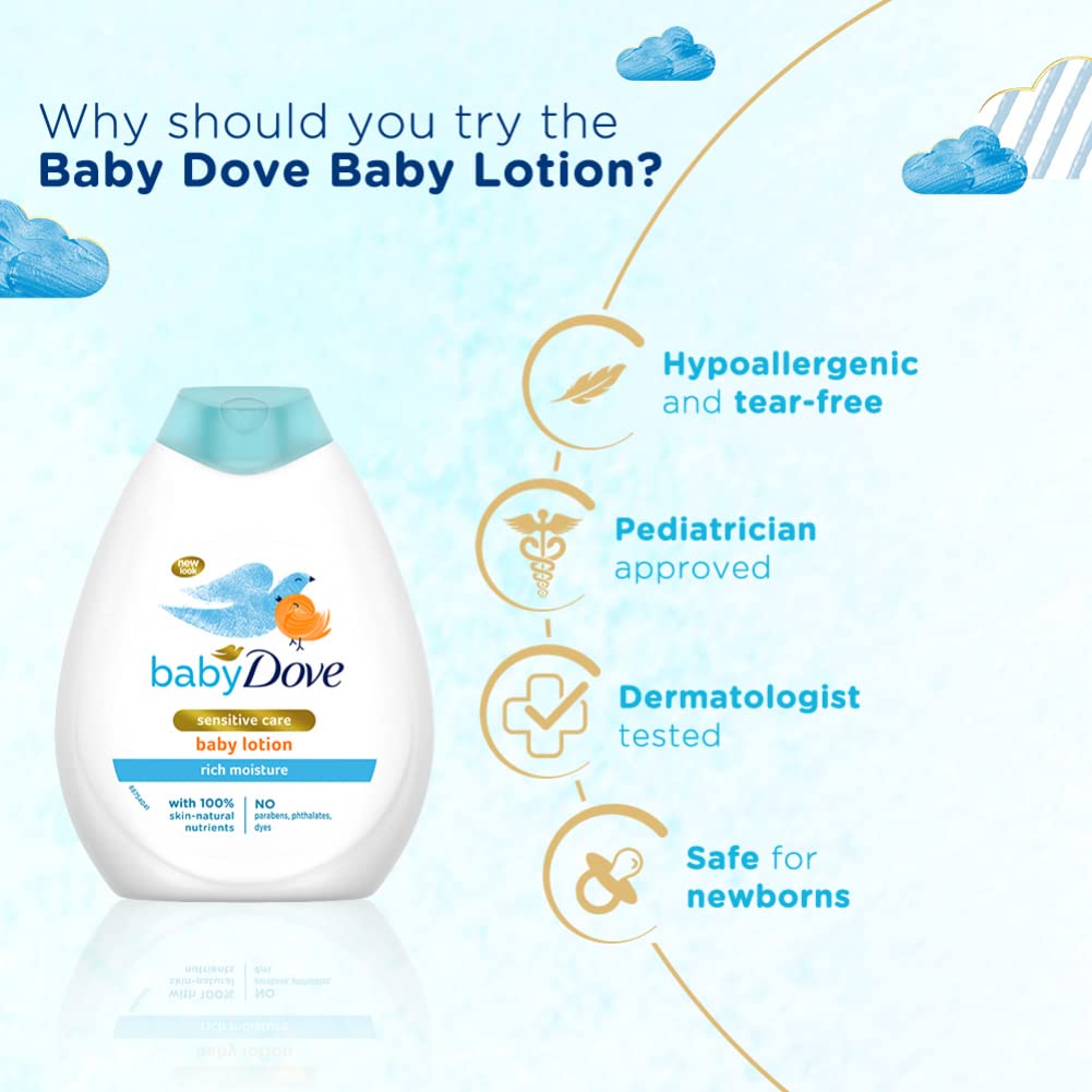 Baby Dove Rich Moisture Nourishing Baby Lotion, 400ml