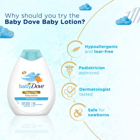 Baby Dove Rich Moisture Nourishing Baby Lotion, 400ml