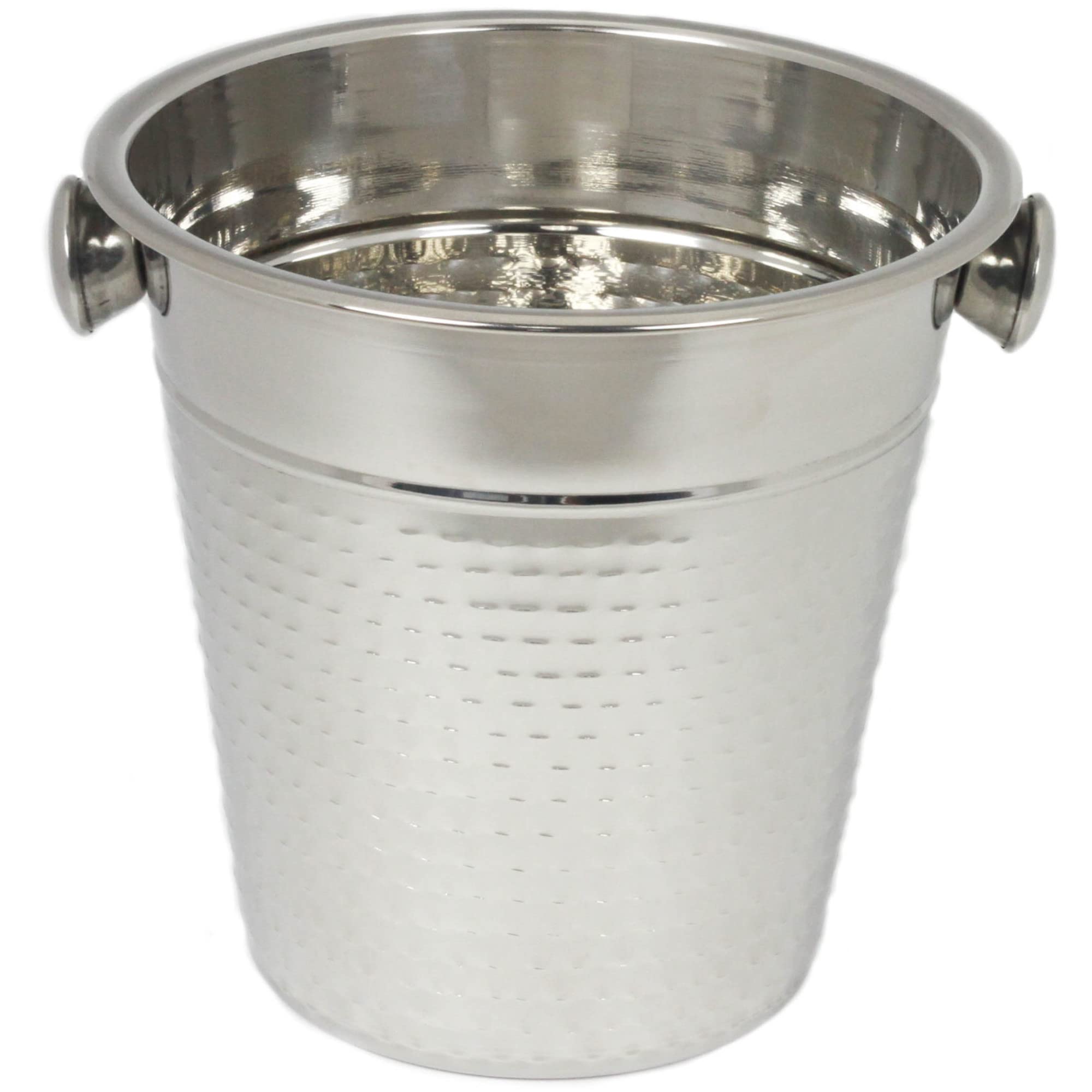 Chef Craft Hammered Champagne Bucket. 4 Quart. Stainless Steel