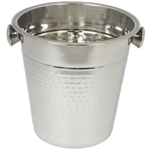 Chef Craft Hammered Champagne Bucket. 4 Quart. Stainless Steel