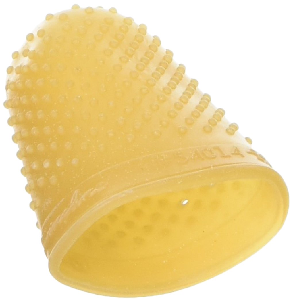 Swingline Rubber Finger Tips, Size 14, X-Large, Amber, 1/Dozen