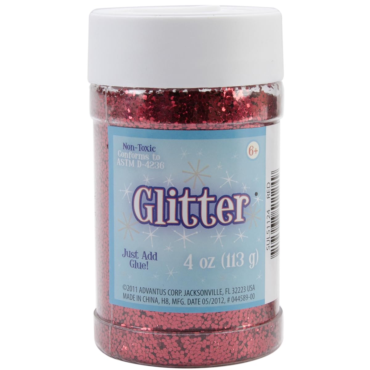 Glitter 4oz-Red
