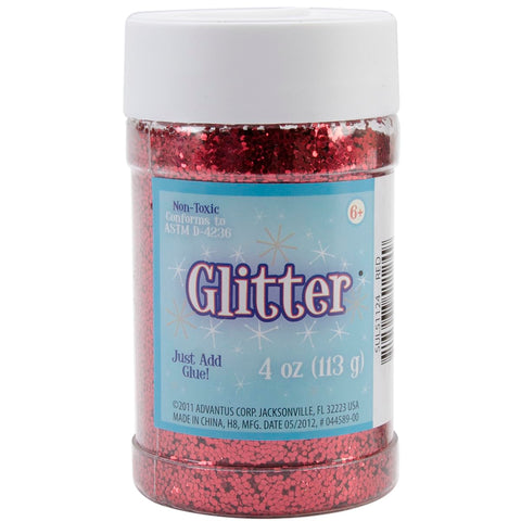 Glitter 4oz-Red