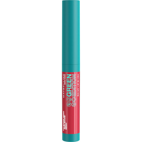 Maybelline Green Edition Balmy Lip Blush, Formulated With Mango Oil, Dusk, Cherry Pink, 1 Count