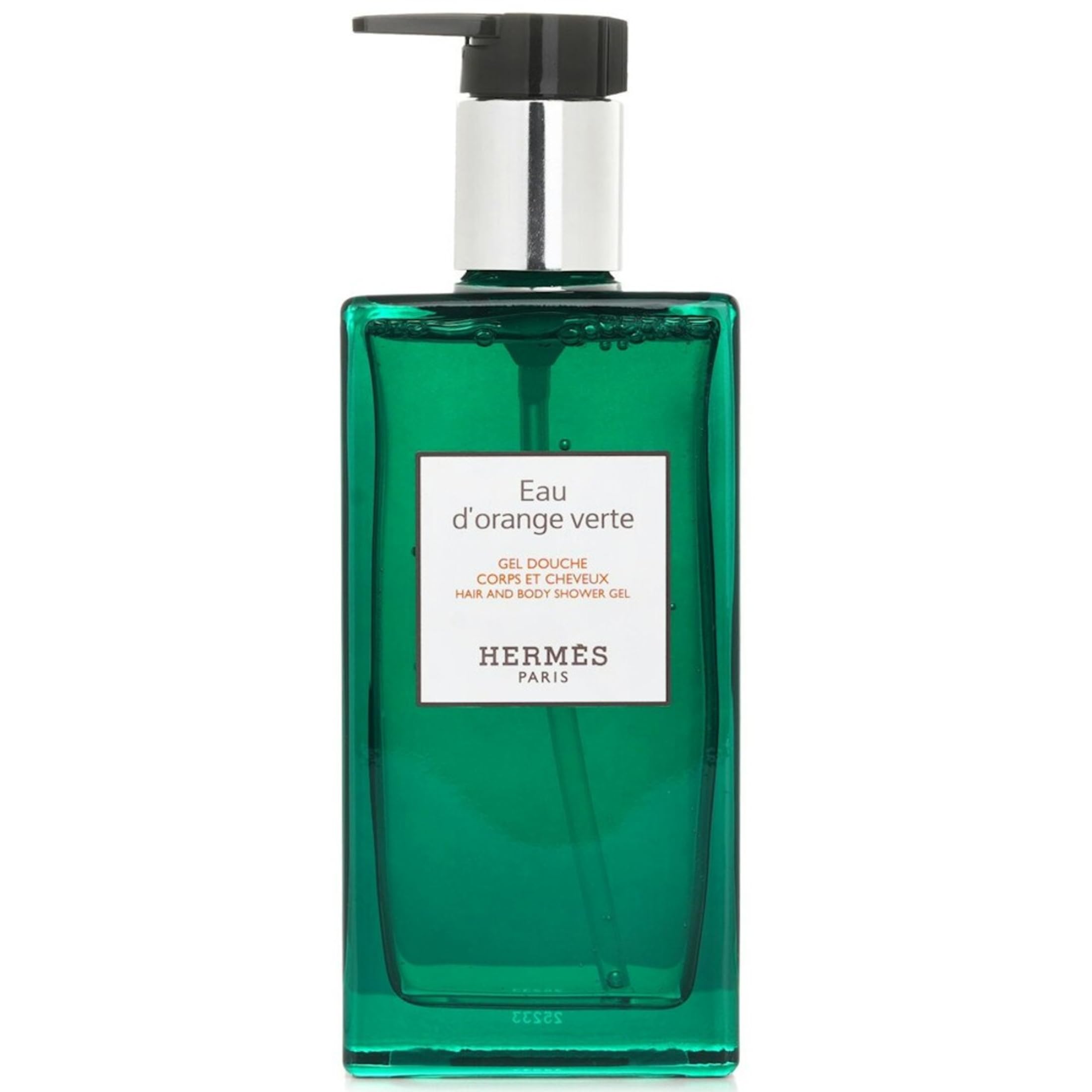 Hermes Eau d'Orange Verte for Unisex Hair and Body Shower Gel, 6.7 Ounce/200ml