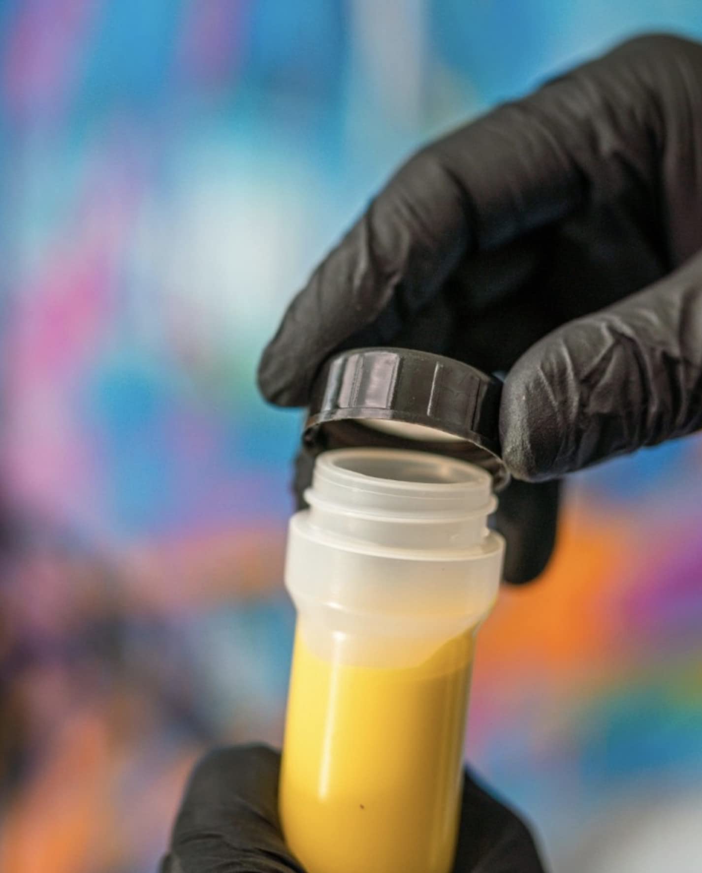 Molotow DRIPSTICK Empty Squeeze Bottle Marker, Reusable and Refillable with Any Paint Ink Color, 10mm Nib, Holds 70ml (830.203), Black