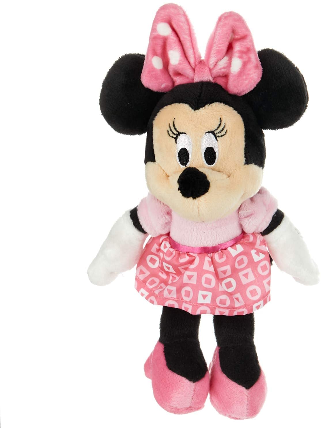 Disney Baby Mickey and Minnie Mouse Stuffed Animal Plush Toy Mini Jingler, 6.5 inches 2 Set