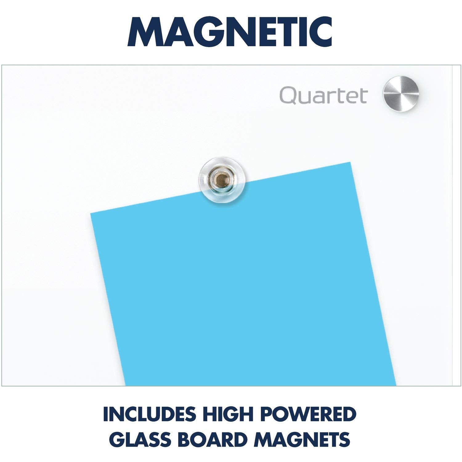 Quartet Dry Erase Board, Magnetic Whiteboard 6' x 4', Glass Board for Wall, Infinity, Brilliance White (G27248W)