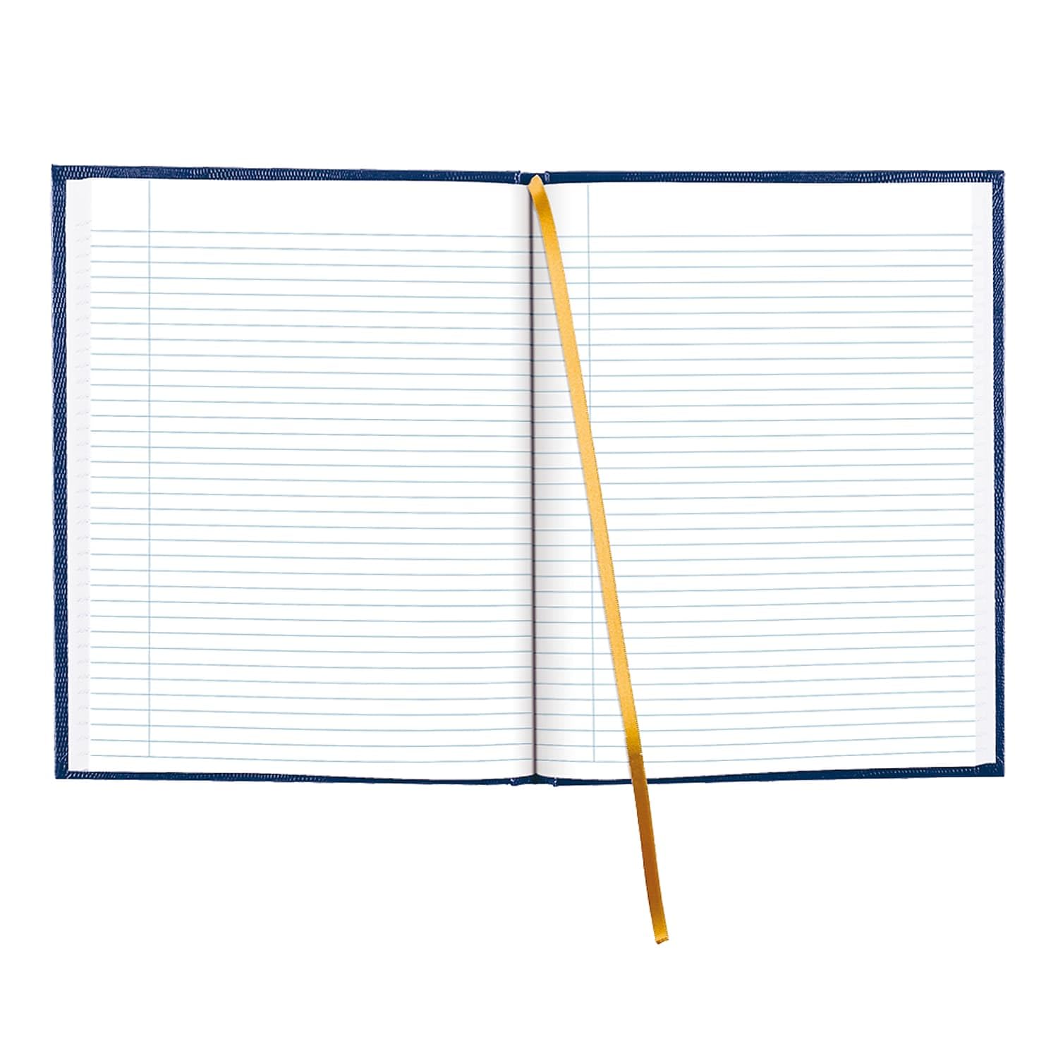 Blueline Executive Journal, Lizard-Like Hard Cover, Ribbon Bookmark, 150 Pages, 10.75" x 8.5", Blue (A10.82)