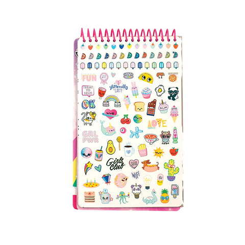 Fashion Angels Llama Shaker Compact Sketch Portfolio/Llama Sketch Book/Llama Coloring Book