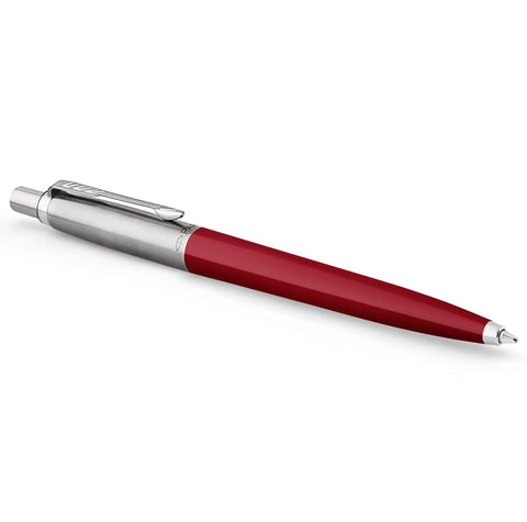Parker Jotter Originals Ballpoint Pen, Classic Red Finish, Medium Point, Blue Ink, 1 Count - Smooth Writing, Sleek, Polished, Professional, Desk Essentials