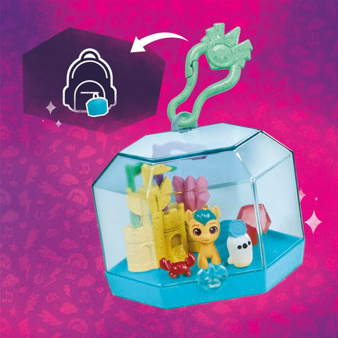 My Little Pony Mini World Magic Crystal Keychain Hitch Trailblazer Toy - Portable Mini Playset, Pony, and Accessories For Kids Ages 5 and Up