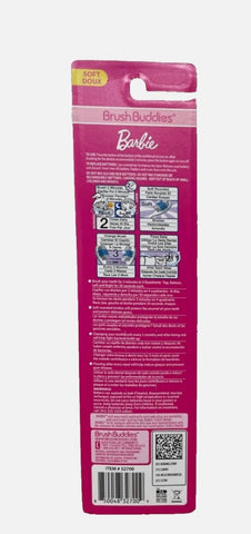 Brush Buddies Barbie Battery Operated Electric Toothbrush for Kids – Soft Bristles & Sonic Power Perfect for Boys, Girls, and Children’s Oral Hygiene