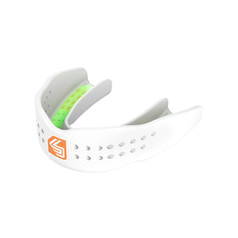 Shock Doctor Mouthguard Superfit – Easy-Fit Strap/Strapless mouthguard – Low Profile Fit Perfect for Basketball, Hockey, Lacrosse, All Sport