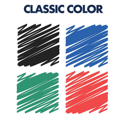 Quartet Classic Low Odor Dry-Erase Markers, Fine Point, 4-Marker Set, Assorted Colors (659520Q)