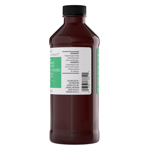 LorAnn Oils Peppermint Bakery Emulsion: True Essence, Ideal for Boosting Fruit Tones in Cakes, Cookies & Desserts, Gluten-Free, Keto-Friendly, Extract Substitute Essential for Your Kitchen, 16 Oz