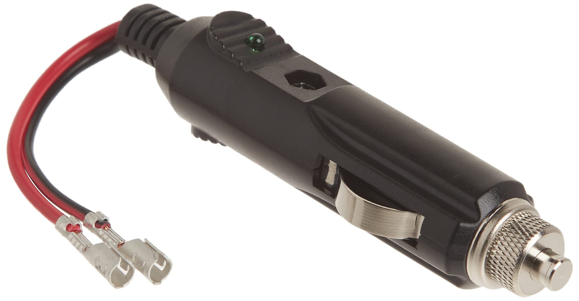 Roadpro 12V Fused Replacement Cigarette Lighter Plug with Leads (RPPS-225),Black