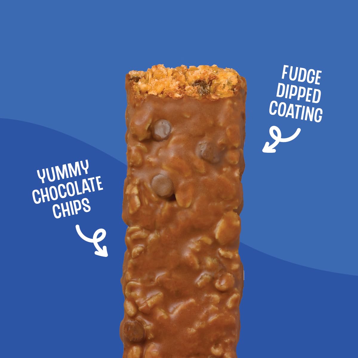 Sunbelt Bakery Fudge Dipped Chocolate Chip Chewy Granola Bars, Value Pack, 15 Count (Pack of 1)