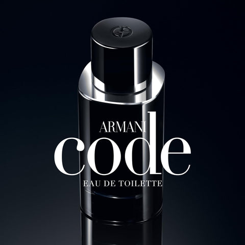 Armani Beauty - Code - Eau de Toilette Refill - Cologne for Men - Ambery Woody Fragrance - Citrus, Lavandin, Tonka Bean Notes - 5 Fl Oz