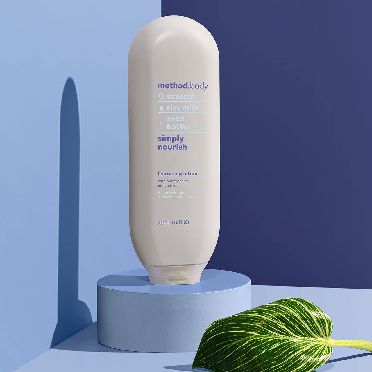 Method Daily Lotion, Simply Nourish, Moisturizer for 24 Hours of Hydration, 13.5 fl oz (Pack of 1)