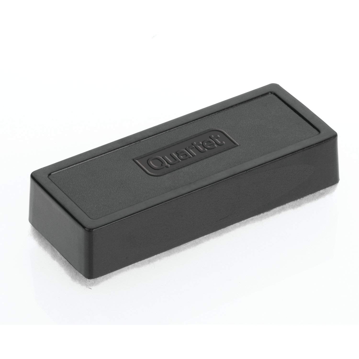 Quartet Plush Eraser Whiteboard/Chalkboard Use-Black, Molded Plastic Handle