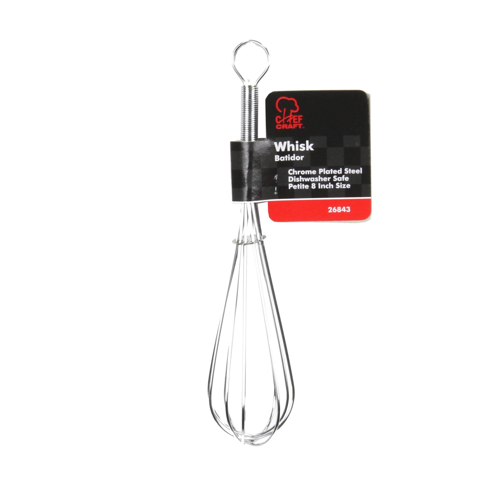 Chef Craft Classic Sturdy Whisk, 8 Inch, Chrome