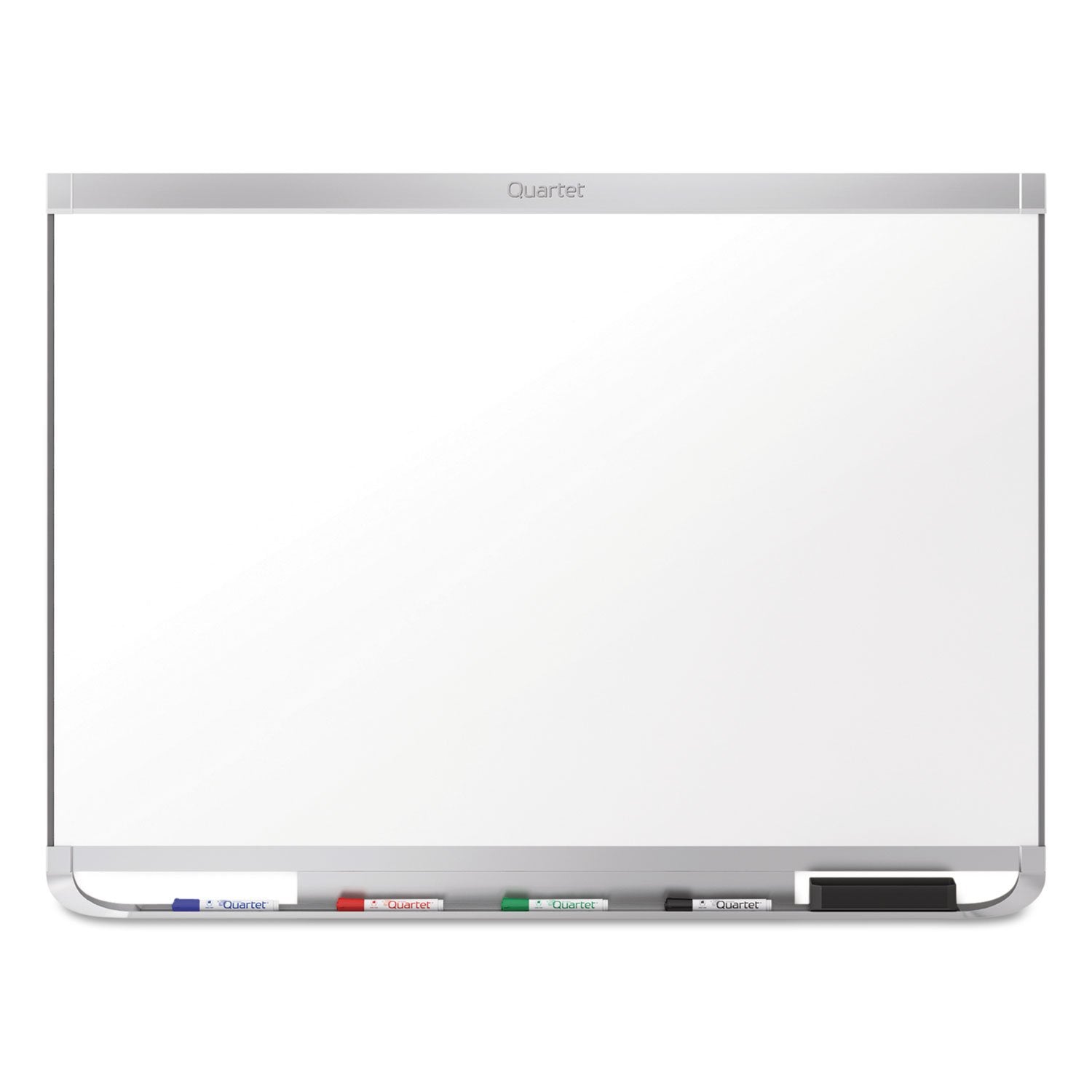 Quartet Magnetic Whiteboard, Porcelain, White Board, Dry Erase Board, 8' x 4', Aluminum Frame, Prestige 2 Duramax (P558AP2)