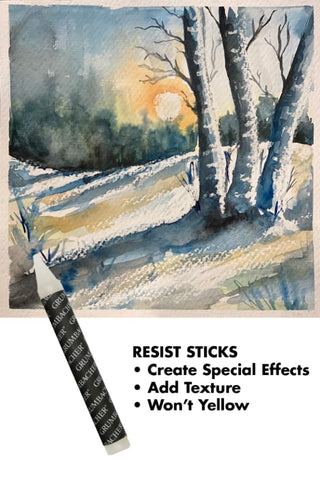 Grumbacher Resist Sticks, 2 Pack