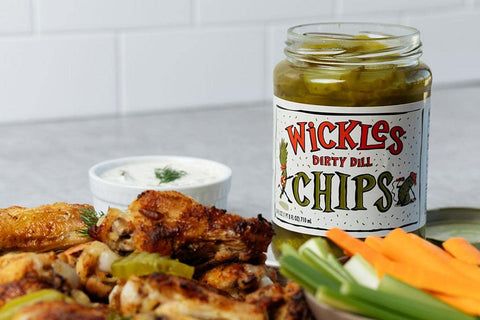 Wickles Wicked Pickle Chips, 16 oz