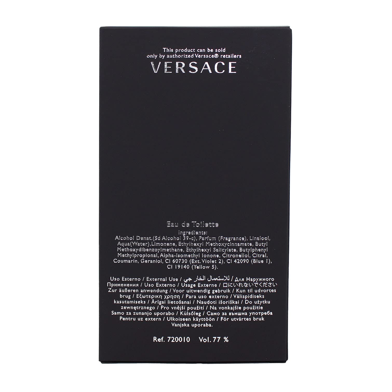 Versace Pour Homme Eau De Toilette Spray for Men by Gianni Versace - 3.4 oz / 100 ml
