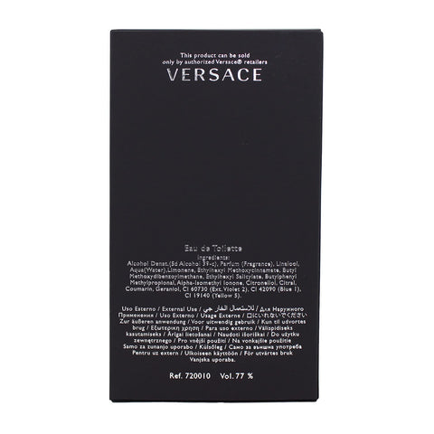 Versace Pour Homme Eau De Toilette Spray for Men by Gianni Versace - 3.4 oz / 100 ml