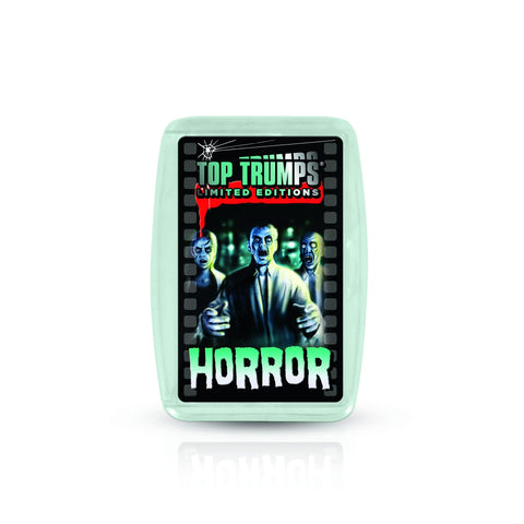 Horror 2020 Top Trumps Card Game w/Glow in The Dark Case