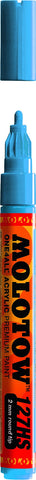 MOLOTOW ONE4ALL Acrylic Paint Marker, 2mm, Shock Blue, 1 Each (127.236)