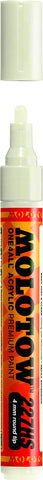 MOLOTOW ONE4ALL Acrylic Paint Marker, 4mm, 1 Each (227.235) 229 - Nature White